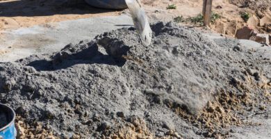 arena y cemento