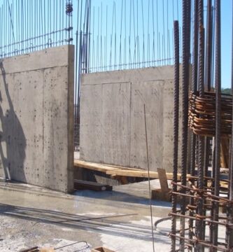 muro de concreto