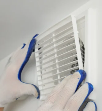 Rejilla de ventilación del cuarto de baño